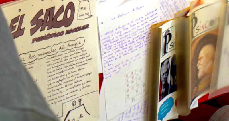 Revista "Psíncope" y periódico escolar "El Saco"
