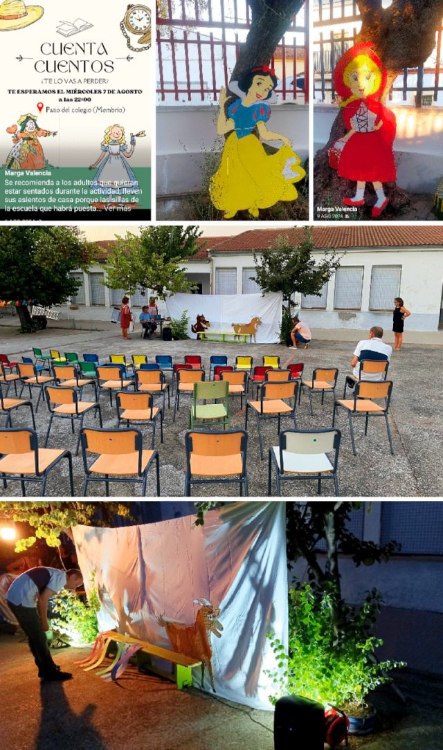 Cuenta cuentos en Membrío