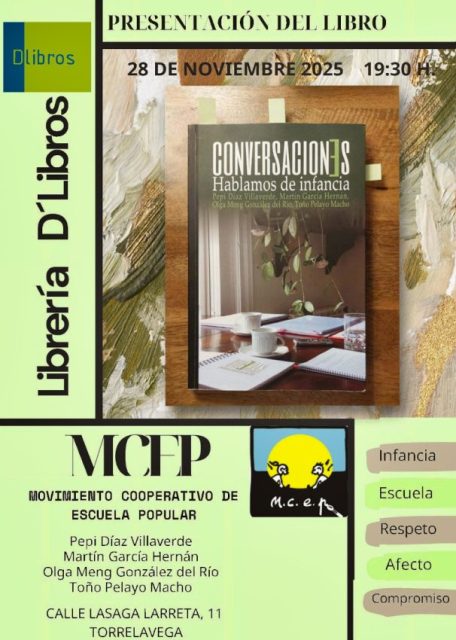 Presentacion del libro Conversaciones enTorrelavega