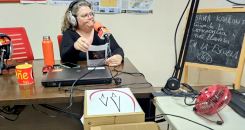 Julia Mielgo entrevista en EÑE TVi Radio