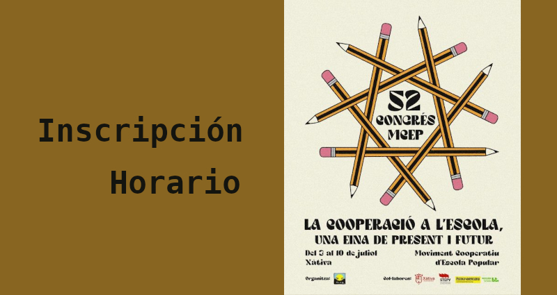52 Congres Xativa-Cartel-Inscripción y horario