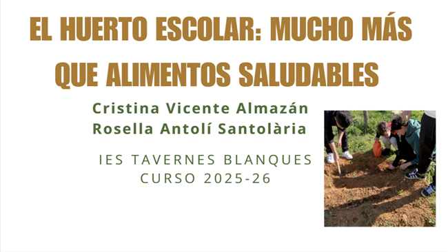 El Huerto escolar, mucho más que alimentos saludables-01