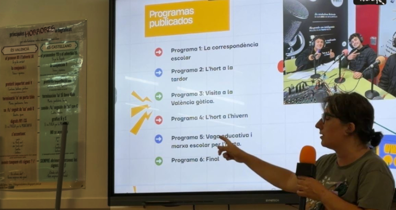 Rosella Antolí Santolària - Programa de radio La Finestra de Classe